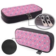 thumbnail image 4 of Lsque French Bulldog Printed Big Capacity PU Leather Pencil Case Large Pencil Pouch Stationery Pen Bag Pencil Holder for Teen, 4 of 6