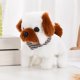 thumbnail image 1 of Electronic Plush Toys Puppy Plush Singing Interactive Puppy Stuffed Animals Animated Funny Toys Tail Wagging, Gifts for Boys Girls（Haba dog [brown]）, 1 of 5