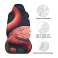 thumbnail image 5 of Yiaed Colorful Floral Flamingo Print Car Seat Covers,Universal Auto Seats Protector Fits for Car,SUV Sedan,Truck,Automotive Seat Covers & Accessories(Two packs), 5 of 7
