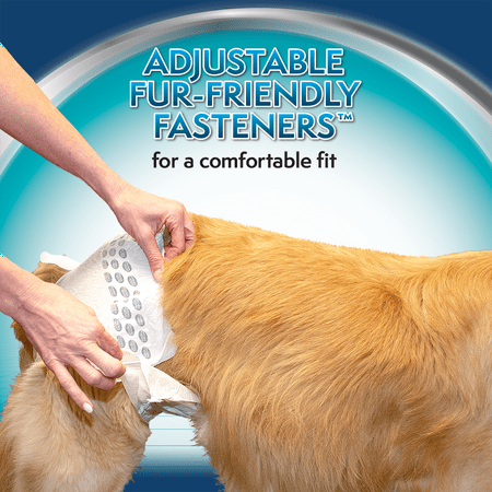 Simple Solution Disposable Female Dog Diapers, XL, 12 Count
