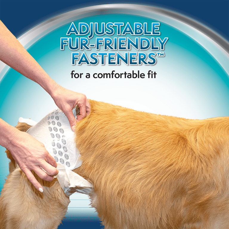 Simple Solution Disposable Female Dog Diapers XL 12 Count
