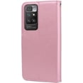 thumbnail image 6 of for Xiaomi Redmi Note 11 4G (Not 5G) Wallet Case for Women, Rose Flower Cover with Credit Card Holder Cash Pockets [Wrist Strap] Flip Phone Case for Xiaomi Redmi 11 RS Pink, 6 of 14