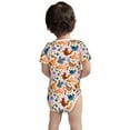 thumbnail image 5 of Daiia Cute Chickens Printed Unisex-Baby Short Sleeve Onesies Bodysuits Baby Climbing Clothes Soft and Comfortable Romper with Expandable Shoulder Design-3 Months, 5 of 8