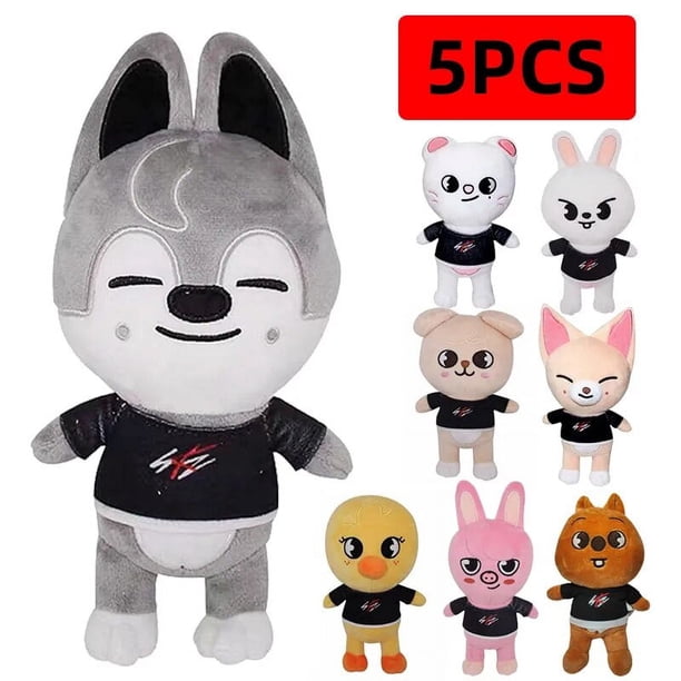 Skzoo Plush Toys 20cm Stray Kids Plush Wolf Chan Cartoon Stuffed