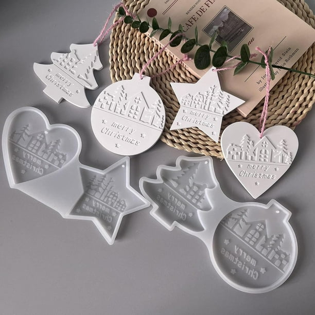Molde de Silicone, Molde de Fundición Navideña, Molde para Cumpleaños, Molde para Bocadillo, Molde para Fondos de Vidrio, Molde Deslizante, Molde Portátil, Molde de Aluminio, Molde para