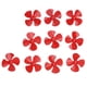 thumbnail image 1 of M Buder 10 Piezas 80mm Hélice 4 Palas Plástico Modelo DIY Accesorios Juguete RC Agujero 2mm Color Rojo, 1 of 9