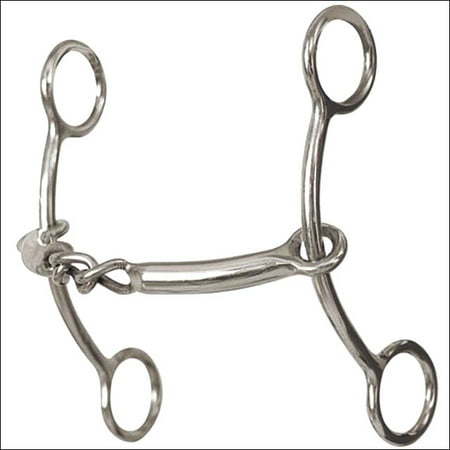 CLASSIC EQUINE GOOSETREE SIMPLICITY BIT SNAFFLE W/CHAIN MIDDLE (Best Snaffle Bit For Strong Horse)
