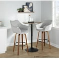 thumbnail image 3 of LumiSource Mustang 30" Fixed-Height Barstool - Set of 2, 3 of 6