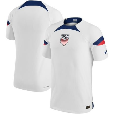 Men's Nike White USMNT 2022/23 Home Vapor Match Authentic Blank Jersey