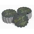 thumbnail image 2 of Inkdotpot 50 Pack Thank You For Celebrating With Me Birthday Favor Paper Tags Craft Real Gold Foil Hang Tags, 2 of 6