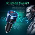 thumbnail image 5 of Bluetooth Car Adapter - Octeso FM Bluetooth Transmitter Car/Music Player/Car Kit for 48W PD&QC3.0 Quick Charge, Hands-Free Calls, Hi-Fi Music, Siri G, 5 of 5