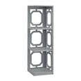 thumbnail image 3 of Convenience Concepts Omega 3-Tier Corner Bookcase, Gray, 3 of 6