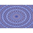 thumbnail image 1 of Ahgly Company Machine Washable Indoor Rectangle Transitional Purple Mimosa Purple Area Rugs, 2' x 4', 1 of 7