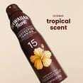thumbnail image 5 of Hawaiian Tropic Protective Tanning Sunscreen, SPF 15, Dry Oil Spray, 6 oz, 5 of 10