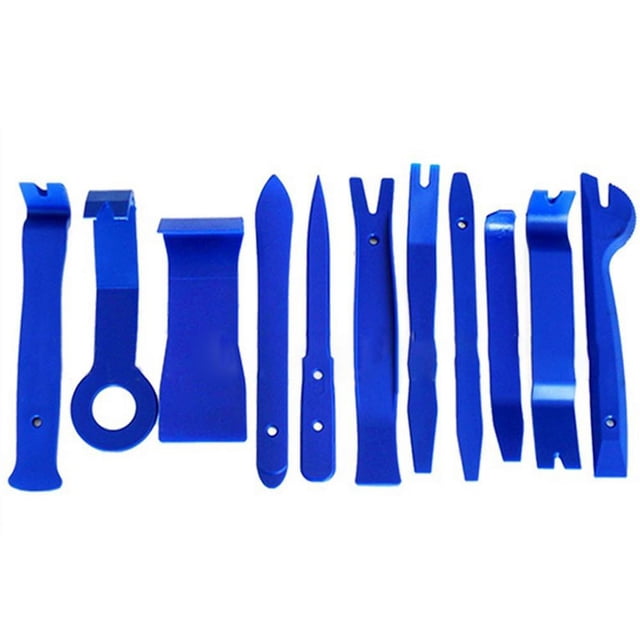 Convenient and Reliable Car Repair 11PC Plastic Pry Tool Set for Radio Door Body Clip Panel Trim Dash Audio Removal