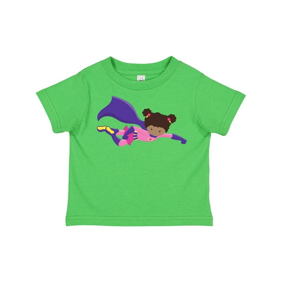 Inktastic African American Girl, Cape, Superhero Girl Girls Toddler T-Shirt