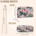 thumbnail image 4 of FORMRS Women Crossbody Purse with Chain Strap Vegan Leather Shoulder Handbag, Flowers and Leaves, 4 of 7