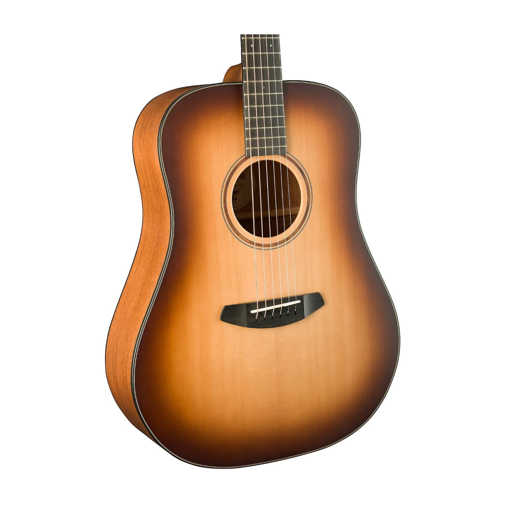 Breedlove Roots Dreadnought Sitka Spruce 6-String Acoustic Electric Guitar with African Ebony Fingerboard (Satin Edgeburst)