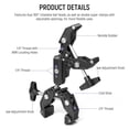 thumbnail image 2 of Soporte para cámara Neewer Double Super Clamp con Magic Arm, 2 of 7