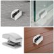 thumbnail image 4 of GOOHOCHY 2Ud Guía Inferior Para Puerta De Ducha Accesorio De Inoxidable Resistente, 4 of 8