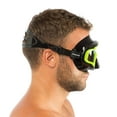 thumbnail image 4 of Cressi Panoramic Wide View Mask Dry Snorkel Set, Lime Green / Black Silicone, 4 of 7