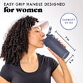 thumbnail image 4 of Fit & Fresh Shaker Bottle, Leak Proof 24 oz Sports Blender Bottle for Supplement Shakes, Dark Blue, 4 of 7
