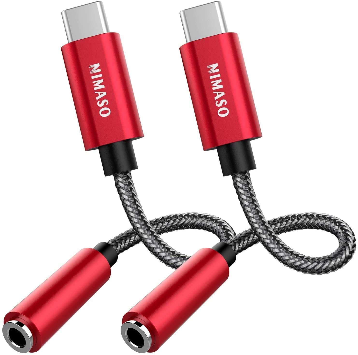 USB C to 3.5mm Headphone Adapter[2 Pack 