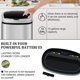 thumbnail image 2 of 13 Gallon Trash Can Kitchen Garbage Can, Touch-Free Automatic Stainless Steel Trash Can with Lid Oval Shape Garbage Bin 50L High-Capacity Metal Trash Can for Bathroom Bedroom Home Office, Sl, 2 of 5