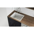 thumbnail image 2 of Ruvati 24-inch Fireclay Undermount / Drop-in Topmount Kitchen Sink Single Bowl, 2 of 6