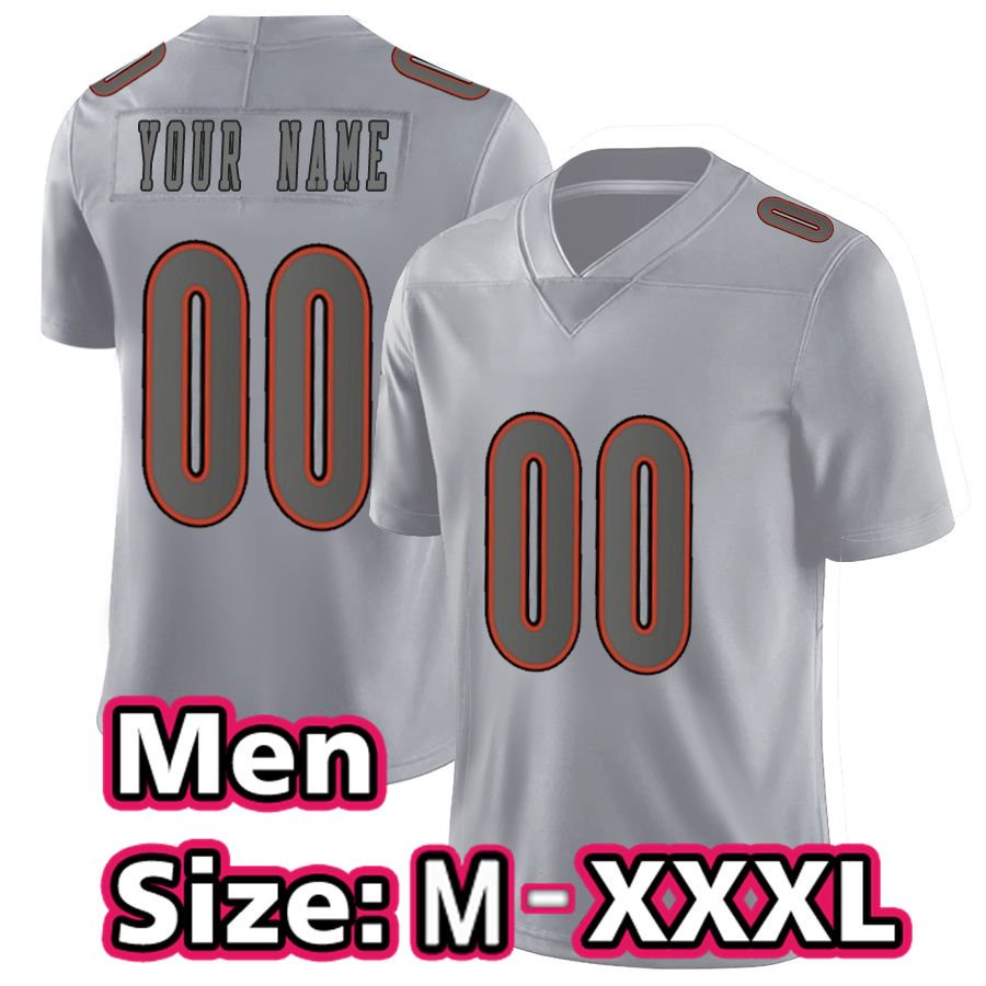 NFL_ 1 Justin Fields Football Jerseys Claypool URLACHER Khalil Herbert Jaquan  Brisker Eddie Jackson Jack Sanborn Walter Payton David Montgomery 