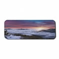 thumbnail image 1 of Nature Computer Mouse Pad, Winter Landscape in the Mountains Sunset Majestic Scenes from the World Photo, Rectangle Non-Slip Rubber Mousepad Large, 31" x 12", White Brown Mauve, by Ambesonne, 1 of 2
