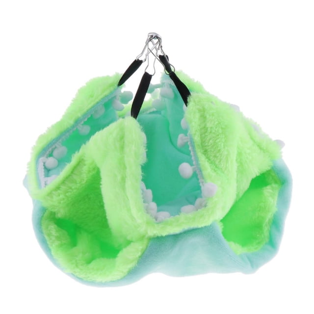 Hamaca suave y cálida Zulema para animales pequeños 22x22cm Verde