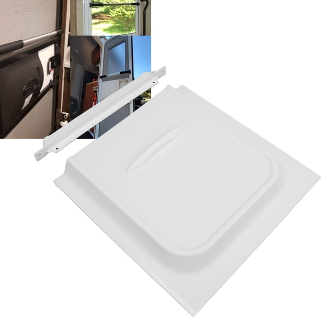 RV Screen Door Slide Panel, 12in RV Screen Door Slider Stylish with Slide Stop for Motor Home Cargo Trailer