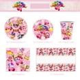 thumbnail image 2 of Kirby Birthday Decoration Party Supplies Set Plates Cups Tablecloth Napkins, 2 of 6