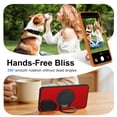 thumbnail image 4 of Dteck Case for Samsung Galaxy S26,Shockproof TPU+PC Case with Camera Lens Protection Compatible with Mag Safe Ring Stand Cover for Samsung Galaxy S26,Black, 4 of 7