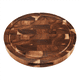 thumbnail image 3 of Tablas de cortar de madera de grano final Bloque de carnicero de madera Tabla gruesa para cortar carne Tabla redonda, 3 of 4