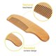thumbnail image 3 of 3pcs Hair Brush Comb Set Newborn Hairbrush Kit Infant Comb Soft Wool Hair Wooden Handle Baby Scalp Massage, 3 of 5