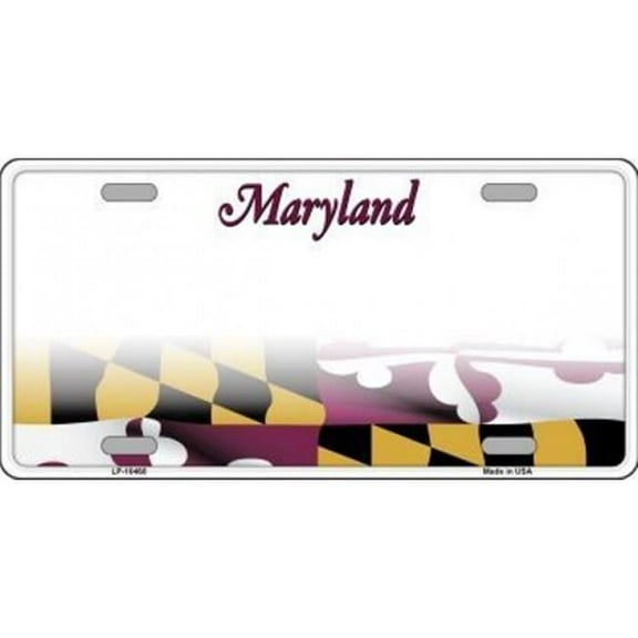 212 Main LP-10460 6 x 12 in. Maryland State Look a Like Metal License Plate