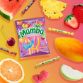 thumbnail image 5 of Mamba Magic Sticks Chewy Fruity Candy Sticks, 6.3oz, 2 in 1 Flavor Fruit Chew Long Lasting and Juicy On the Go Candies for Snacking Halloween Trick or Treats Christmas Stockings Party Favor Pack of 2, 5 of 8