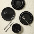 thumbnail image 4 of Stone Lain Slate 4-Piece Pasta Bowl Set Stoneware, Service for 4, Black, 4 of 6