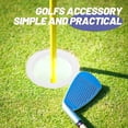 thumbnail image 4 of ifundom Golf Putting Cup White Plastic Practice Hole Trainer for Indoor Outdoor Golf Training 1 Set, 4 of 6