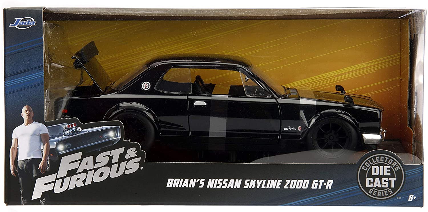 Jada 1:24 W/B - Fast & Furious - Brian's Nissan Skyline 2000 GT-R