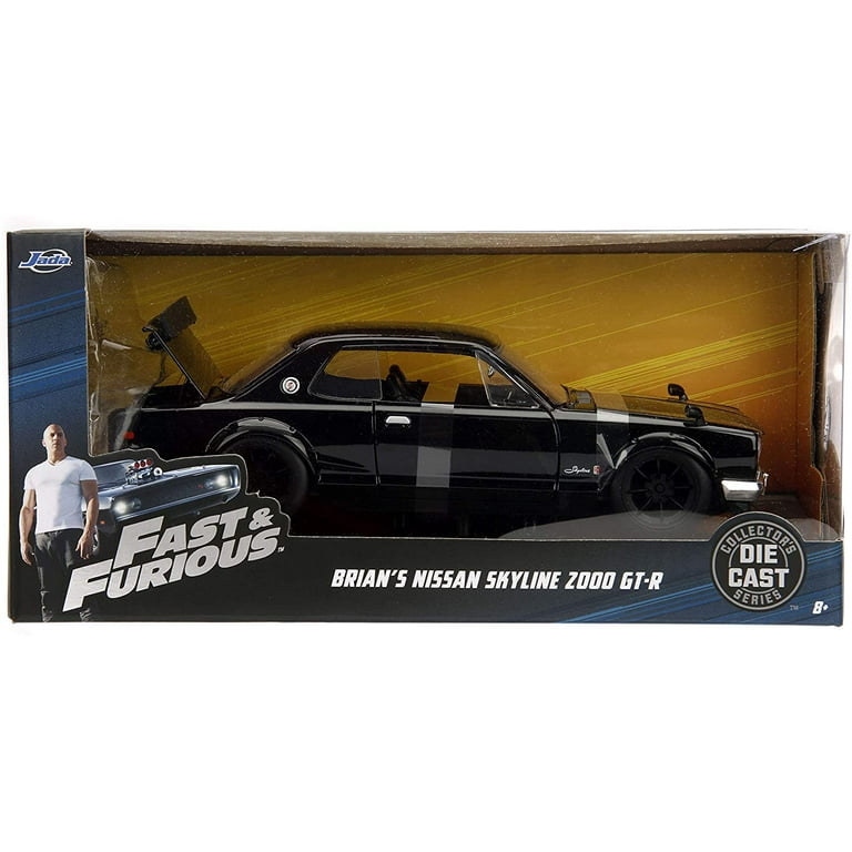 公式サイト - ハイブランドの新作が続々登場 Brian's Nissan and Fast The from Black GT-R 2000 Skyline Jada Toys