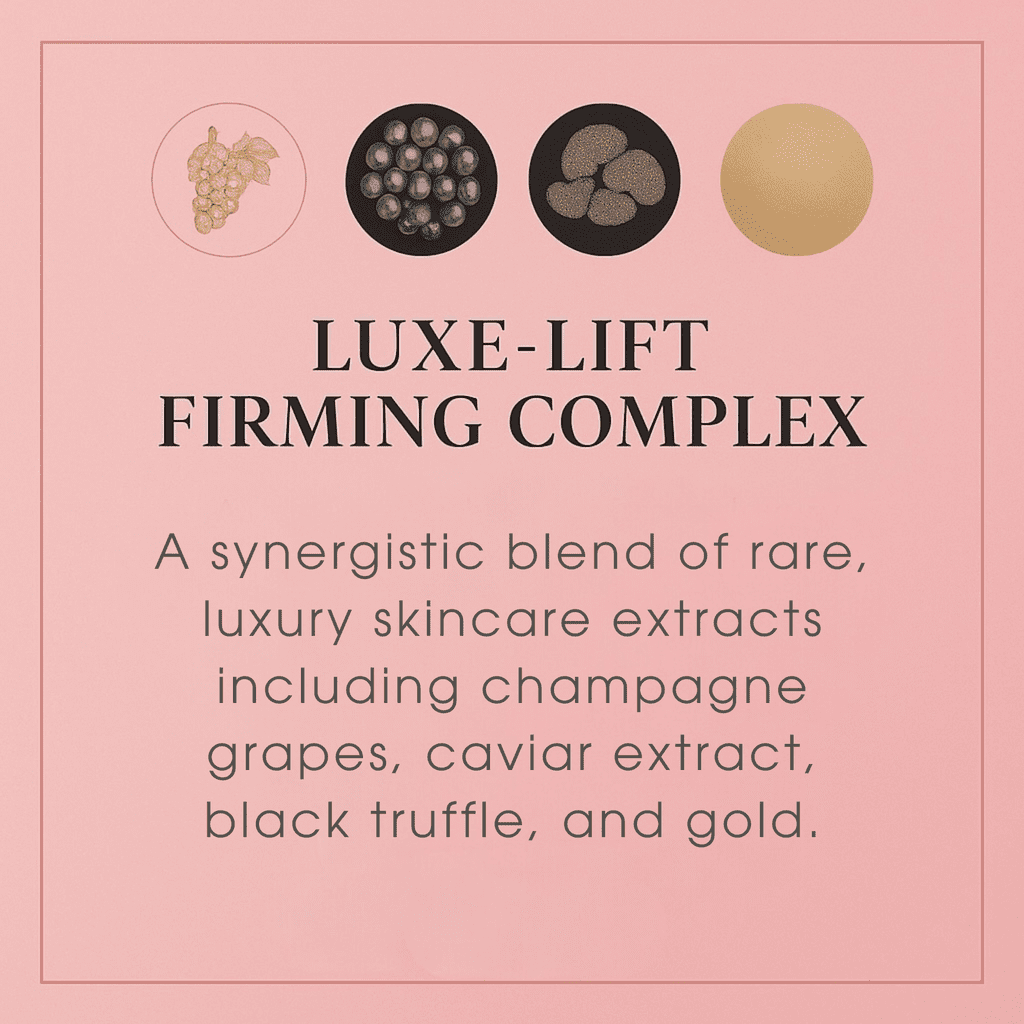 Consult Beaute Champagne Lift Firming Eye Cream Anti-Wrinkle Diminish Appearance of Fine Lines Hydrating Moisture Instant Illumination Cream, 0.5 oz