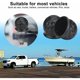 thumbnail image 2 of Paquete de 4 cubiertas de goma para bolas de enganche, tapas protectoras para bolas de enganche, negras, para coches, camiones, vehículos utilitarios, remolques, barcos, 2 of 5