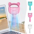 thumbnail image 1 of XWSHYW Electrodomésticos Extensiones de Pestañas Pequeño Ventilador Usb Recargable Tres Velocidades Energía Eólica Máquina Colgante Extra Frecuente Mini Secador de Pelo, 1 of 7