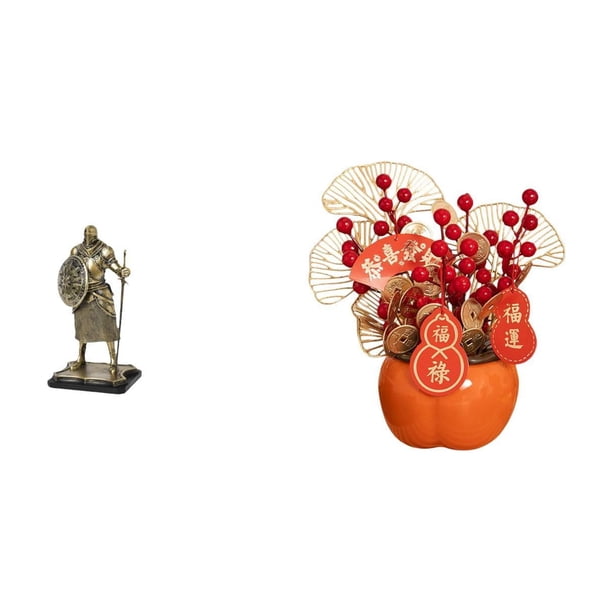 Figura de escritorio,Estatua de caballero,artesanía artística,coleccionable,escritorio,oficina,Figura decorativa,pieza de arte,decoración del hogar,Ramo de Año Nuevo,Adornos decorativos