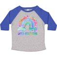 thumbnail image 3 of Inktastic Big Sister Watercolor Rainbow with Clouds Girls Toddler T-Shirt, 3 of 5
