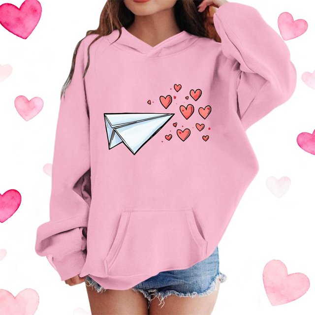Sudadera con capucha para niños, cuello redondo, manga larga, ropa de abrigo para niños de talla mediana y grande, jersey, blusa de poliéster para niños