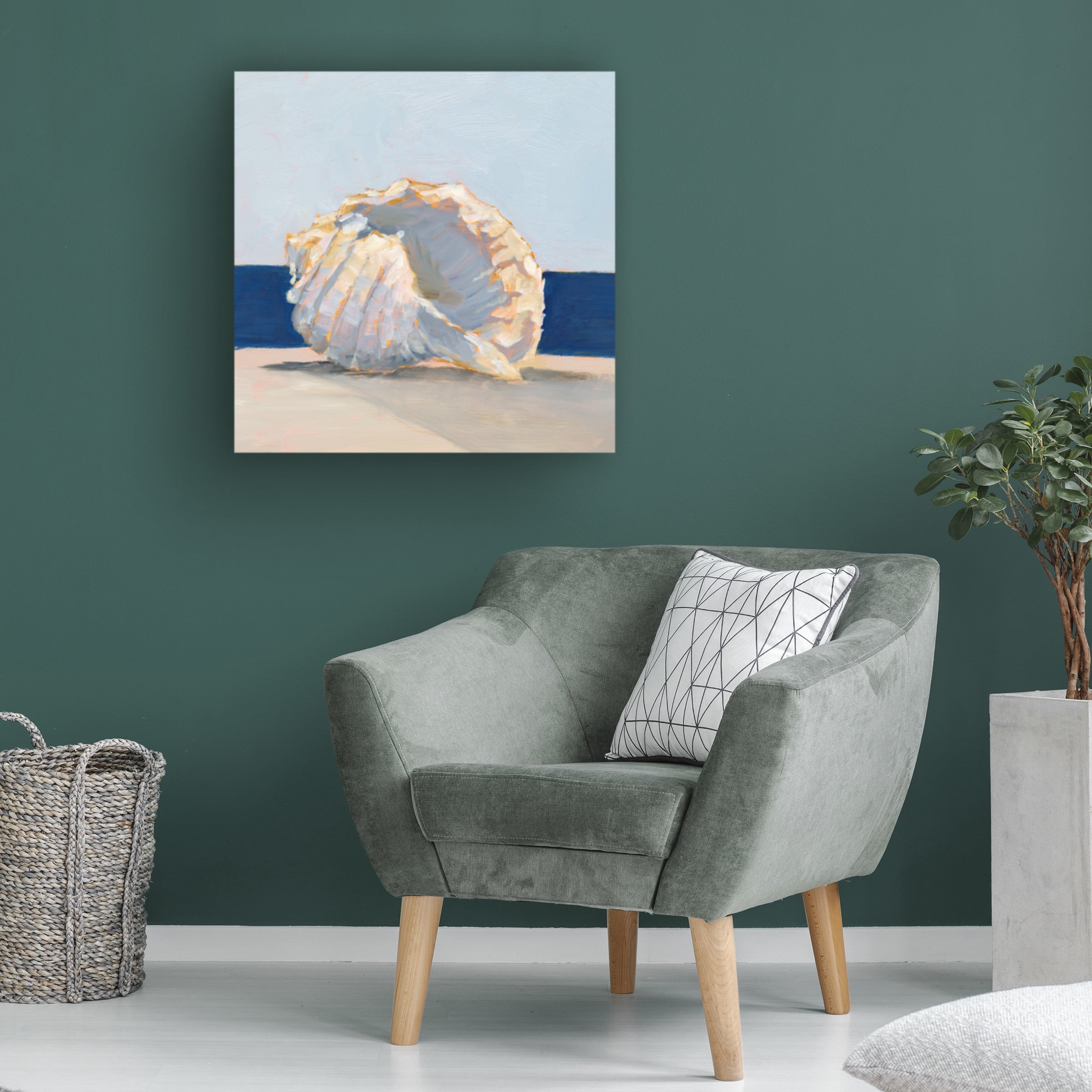 Ethan Harper 'Shell By the Shore II' Canvas Art